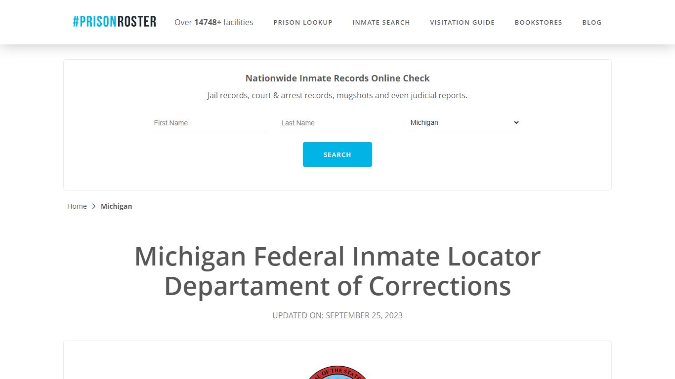 Michigan Federal Inmate Search - Prisonroster